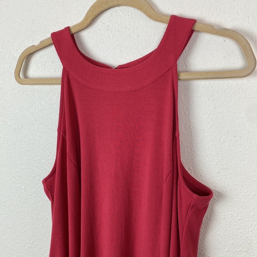 Torrid | Mini Rib Trapeze Dress Red/Pink 1 (1X) - Picture 7 of 15